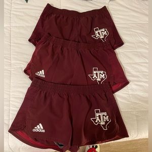 Texas A&M adidas shorts